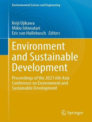 cover image of Environment and Sustainable Development